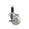 Service Caster 3'' Nylon Swivel 1-1/8'' Expanding Stem Caster with Brake SCC-EX20S314-NYS-TLB-118 - alternate 1